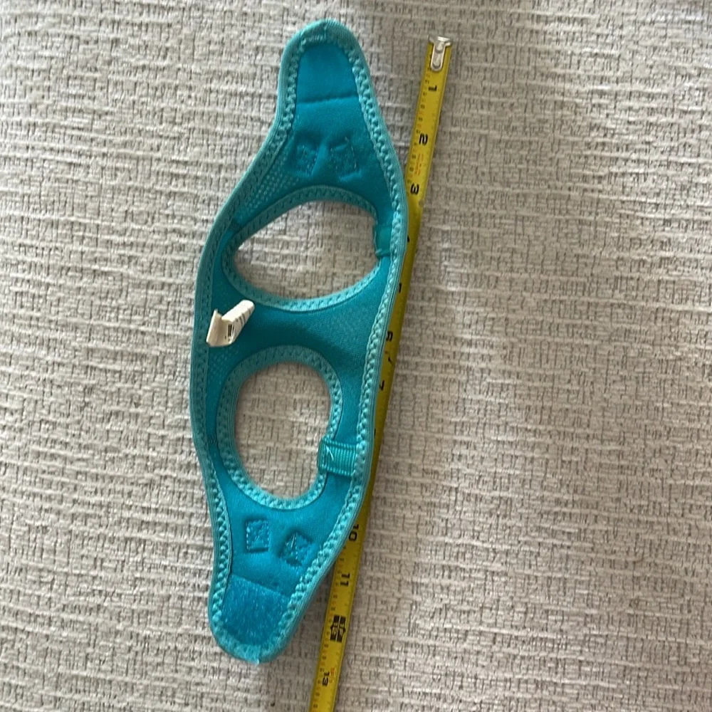 Dog Harness with Velcro and Hook Teal Small